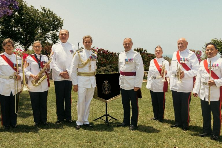 Sand, Sea and Sunset Ceremonies…….PWRR Band in Cyprus