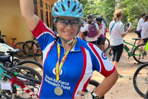 RAF High Wycombe Servicewoman’s Epic Cycle from Vietnam to Cambodia