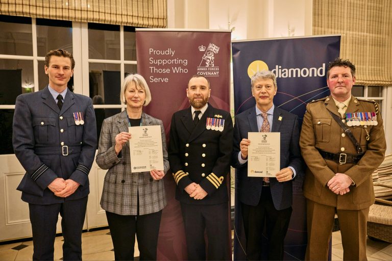 HMS Diamond Affiliation with the County of Oxfordshire