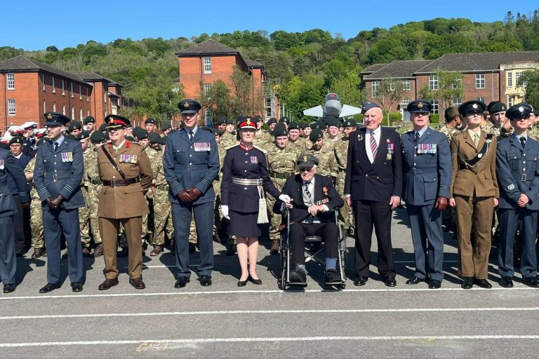 Bucks Cadets Parade to Commemorate Victory in Europe Day