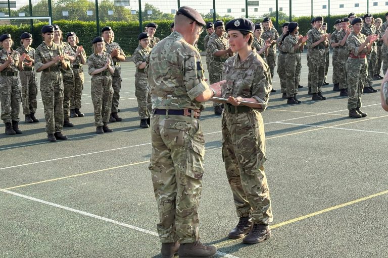 Folkestone School for Girls CCF Biannual Inspection