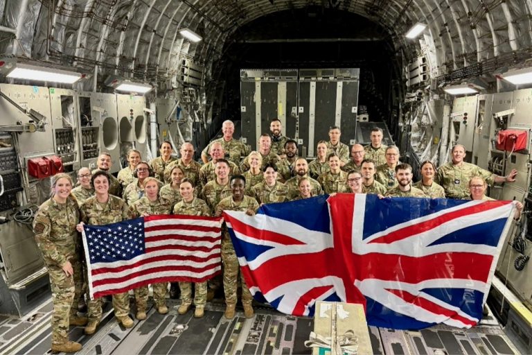 4626 Squadron host their American Counterparts!
