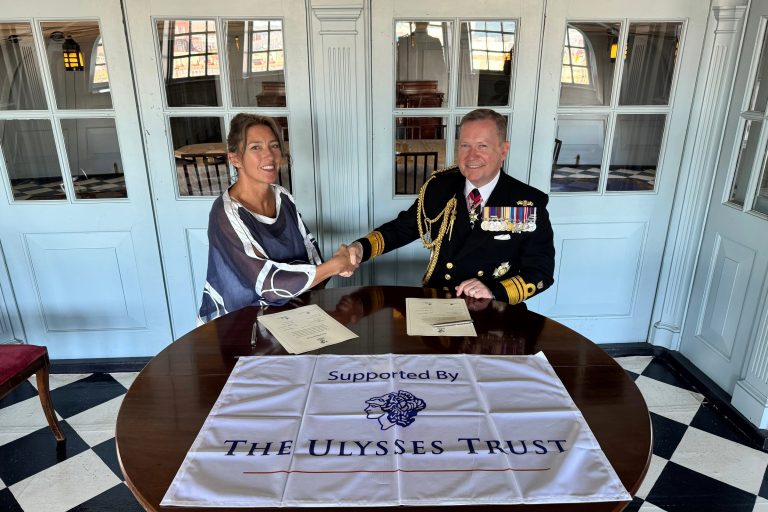 The Ulysses Trust Sign Armed Forces Covenant on board HMS Victory