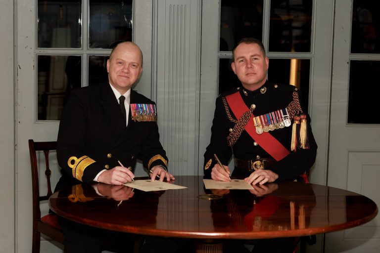 Volunteer Cadet Corps Signs the Armed Forces Covenant aboard HMS Victory