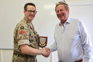 HM Lord-Lieutenant of Surrey Visits Surrey Army Cadet Force’s Annual Camp