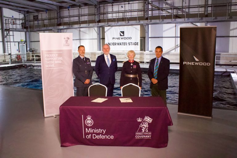 Pinewood Group Sign the Armed Forces Covenant
